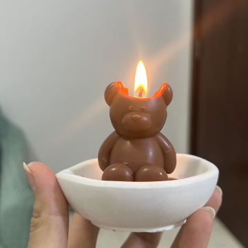 Teddy Bear Candle